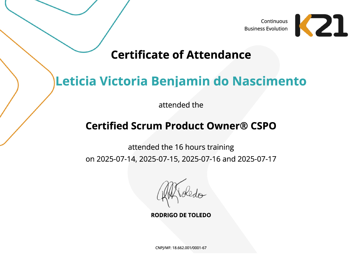 Certificado K21